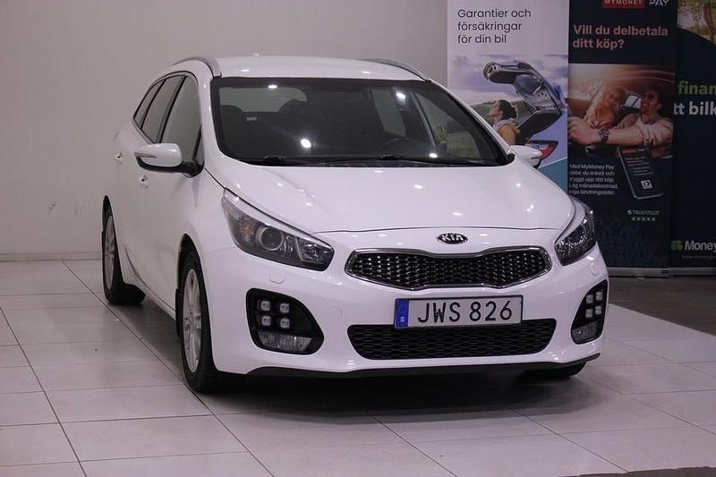 Begagnad Kia Ceed Sportswagon GT-Line 135 HK (99 kW) 2018 Vit Kombi