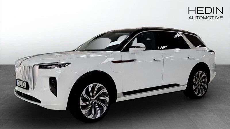 Vit (white) Begagnad 2023 Hongqi E-HS9 SUV | 749 900 kr (Marknadspris) - Bild 1/4