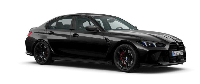 Svart Ny 2024 BMW M3 Competition Edition Sedan | 1 373 200 kr - Bild 1/4