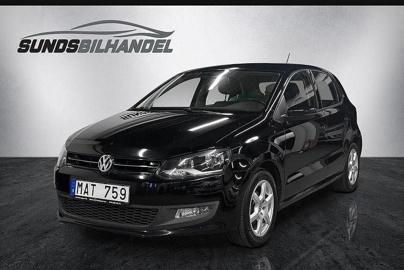 Svart Begagnad 2011 VW Polo Halvkombi | 59 900 kr (Marknadspris) - Bild 1/4