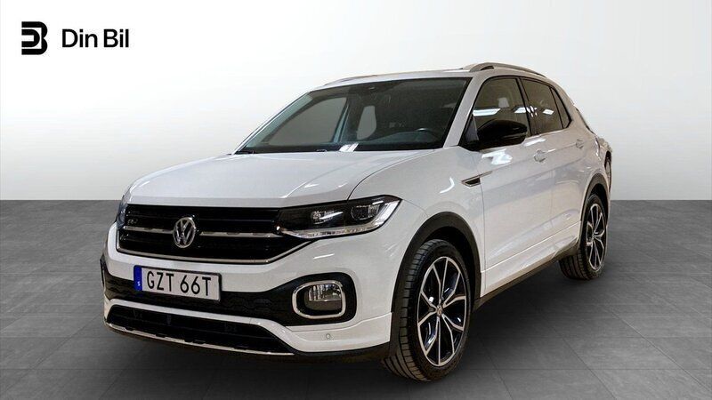 Vit Begagnad 2019 VW T-Cross GT SUV | 219 900 kr (Lite dyr) - Bild 1/4