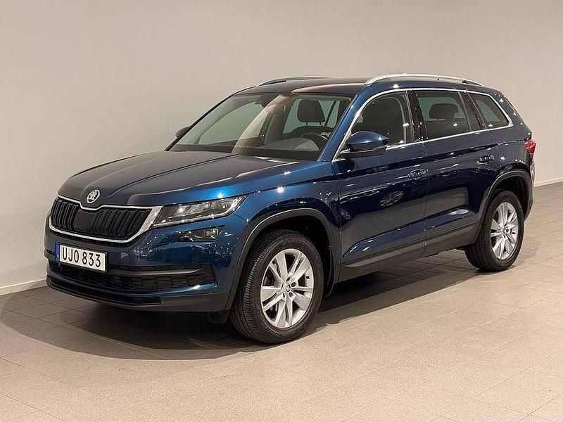 Blå Begagnad 2019 Skoda Kodiaq SUV | 289 500 kr (Bra pris) - Bild 1/4