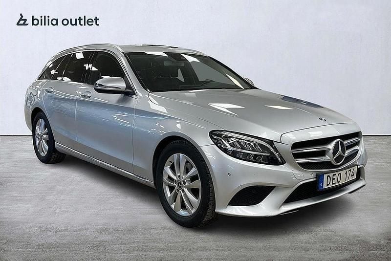 Begagnad Mercedes C200 Avantgarde 161 HK (118 kW) 2019 Silver Kombi