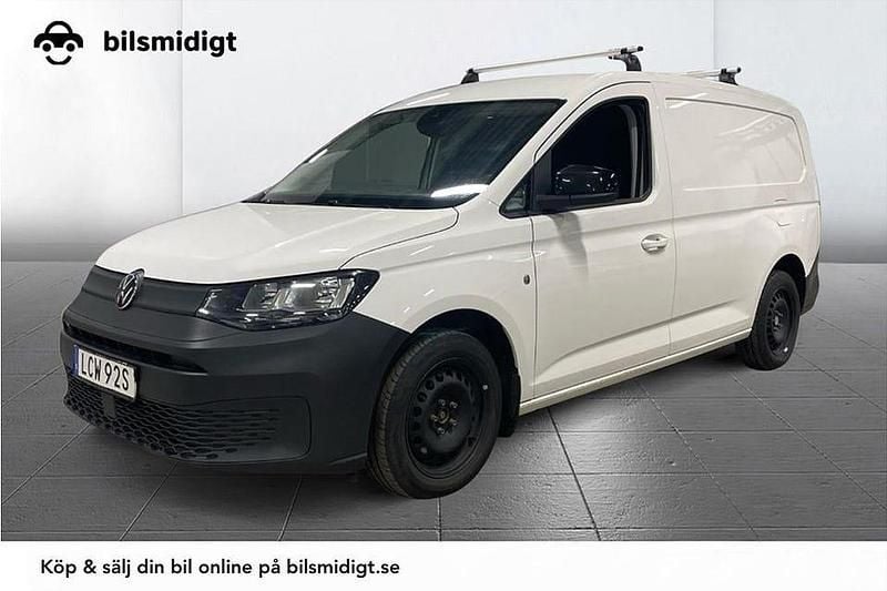 Vit Begagnad 2021 VW Caddy Maxi Minibuss | 229 800 kr (Marknadspris) - Bild 1/3