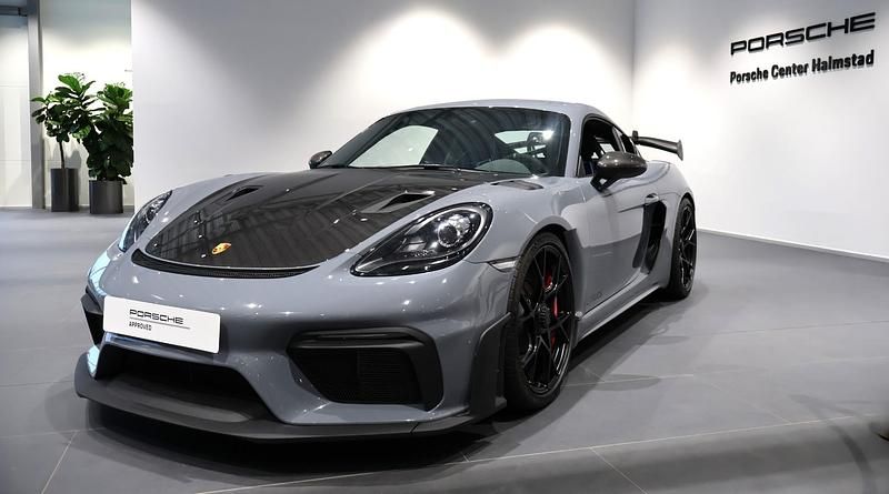 Begagnad Porsche 718 Cayman GT4 501 HK (368 kW) 2023 Grå Sportkupé