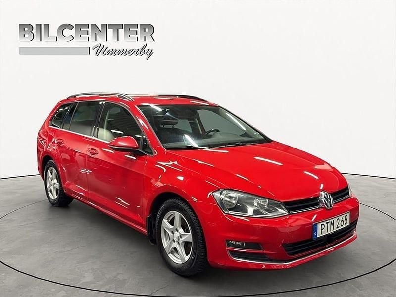 Röd Begagnad 2014 VW Golf VII GT Kombi | 79 900 kr (Bra pris) - Bild 1/4