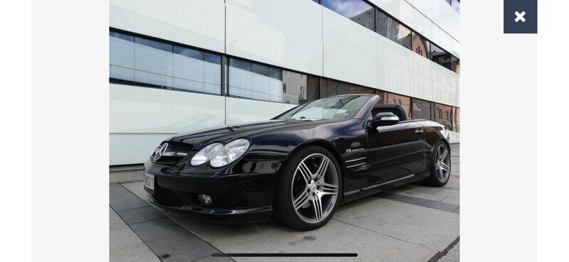 Svart Begagnad 2005 Mercedes SL55 AMG AMG Cab | 359 000 kr - Bild 1/4