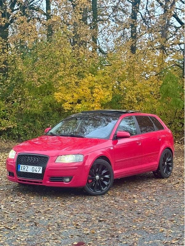 Röd Begagnad 2006 Audi A3 Sport Halvkombi | 72 000 kr (Lite dyr) - Bild 1/4