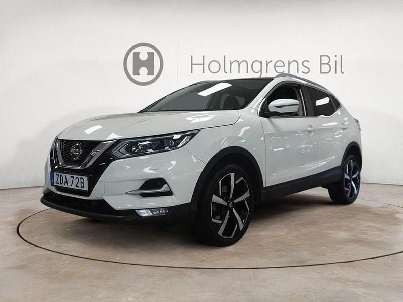 Vit Begagnad 2021 Nissan Qashqai Tekna SUV | 234 800 kr (Bra pris) - Bild 1/4