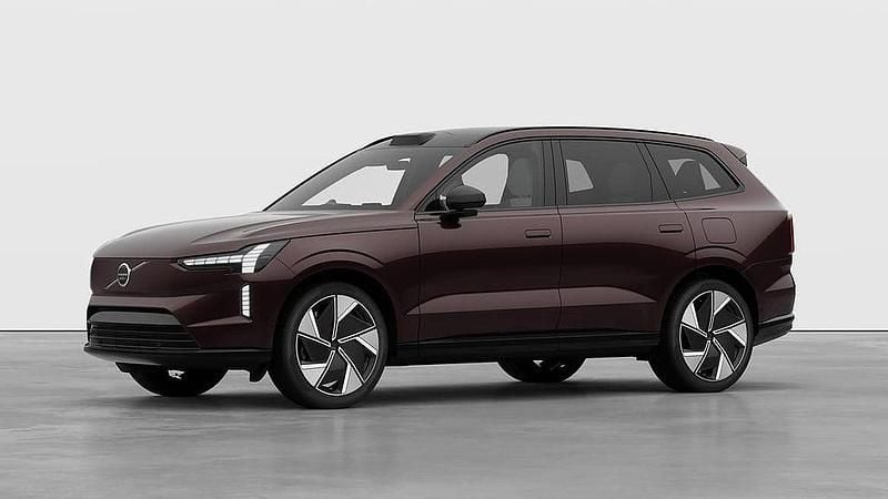 Ny Volvo EX90 Performance 380 kW (517 HK) 2025 Mörkröd SUV