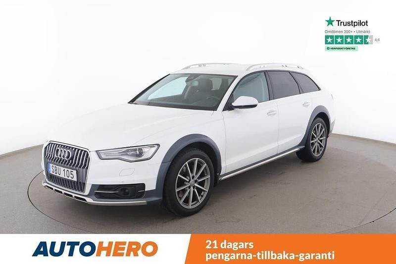 Vit Begagnad 2016 Audi A6 Allroad Kombi | 193 000 kr (Marknadspris) - Bild 1/4