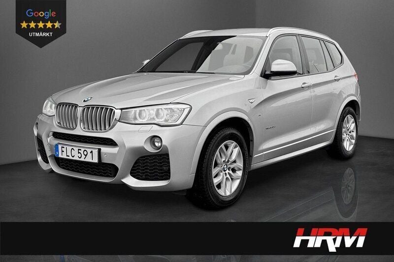 Silver Begagnad 2015 BMW X3 M Sport SUV | 259 900 kr (Dyr) - Bild 1/4