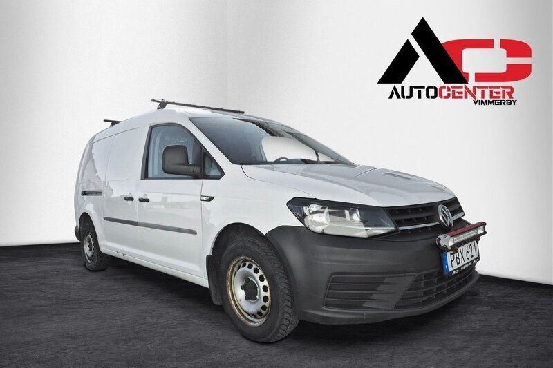 Vit Begagnad 2017 VW Caddy Maxi Minibuss | 84 500 kr (Bra pris) - Bild 1/4