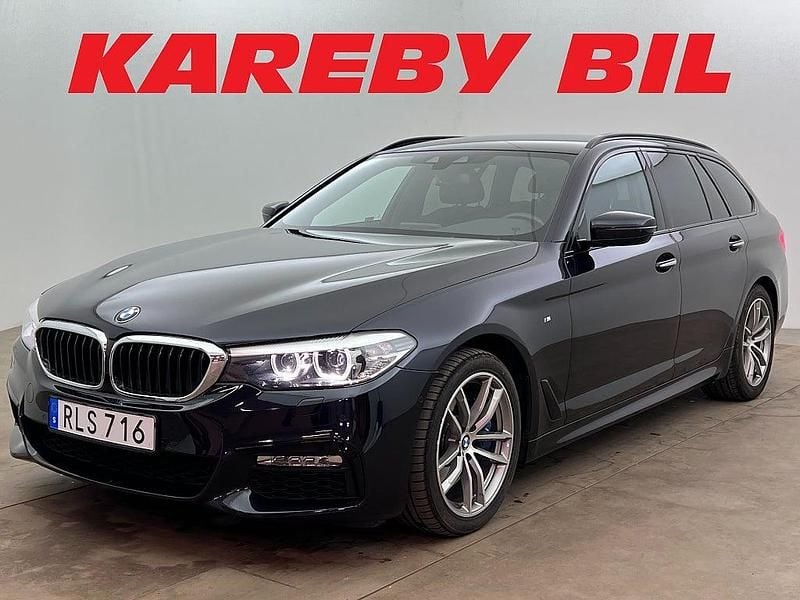 Svart (svart metallic) Begagnad 2017 BMW 530 M Sport Kombi | 299 900 kr (Marknadspris) - Bild 1/3