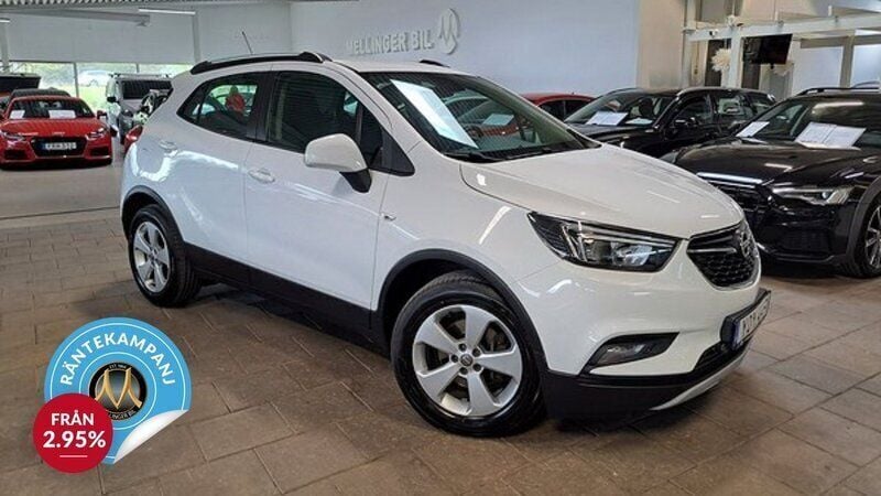 Vit Begagnad 2017 Opel Mokka X Enjoy SUV | 99 000 kr (Marknadspris) - Bild 1/3