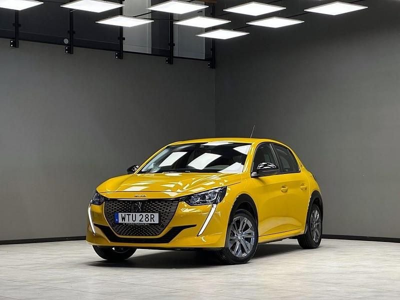 Gul Begagnad 2022 Peugeot e-208 Halvkombi | 169 900 kr (Bra pris) - Bild 1/3