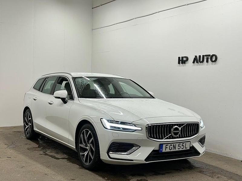 Vit Begagnad 2019 Volvo V60 Inscription Kombi | 299 900 kr (Bra pris) - Bild 1/4