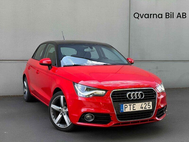 Röd Begagnad 2012 Audi A1 Sportback Sport Halvkombi | 89 900 kr (Bra pris) - Bild 1/4