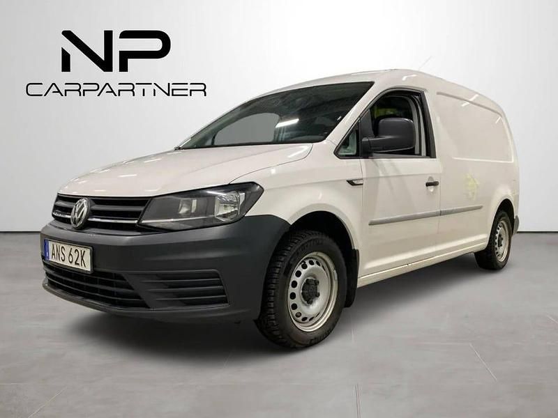Vit Begagnad 2019 VW Caddy Maxi Minibuss | 119 900 kr (Superpris) - Bild 1/4