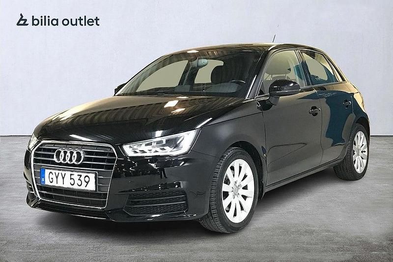 Svart Begagnad 2017 Audi A1 Sportback Proline Halvkombi | 124 900 kr (Marknadspris) - Bild 1/3