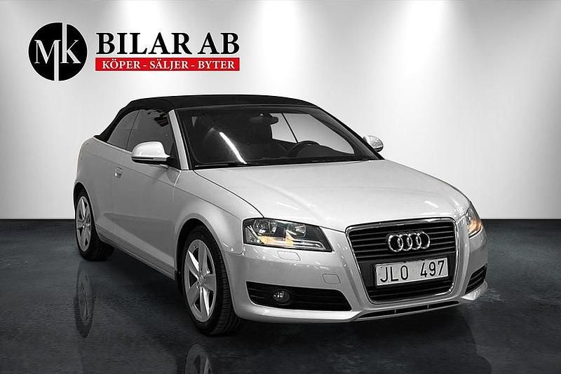 Begagnad Audi A3 Cabriolet 160 HK (117 kW) 2008 Silver Cab