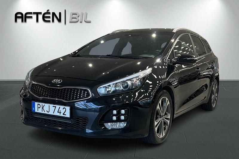 Svart Begagnad 2017 Kia Ceed Sportswagon GT-Line Kombi | 99 700 kr (Marknadspris) - Bild 1/3