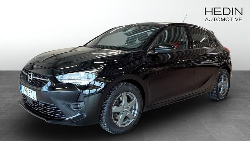 Svart Begagnad 2021 Opel Corsa Halvkombi | 169 900 kr (Bra pris) - Bild 1/4