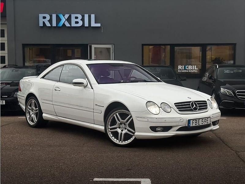 Vit Begagnad 2001 Mercedes CL55 AMG AMG Sportkupé | 165 000 kr - Bild 1/4