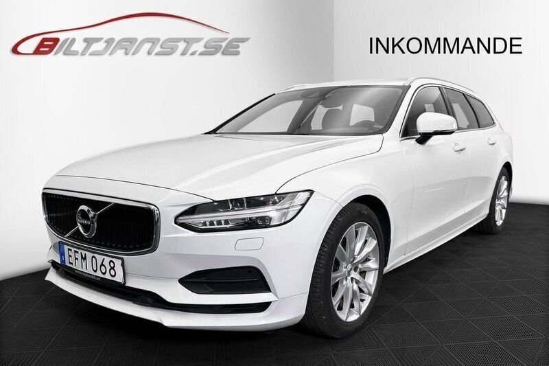 Vit Begagnad 2018 Volvo V90 Kombi | 239 900 kr (Marknadspris) - Bild 1/4