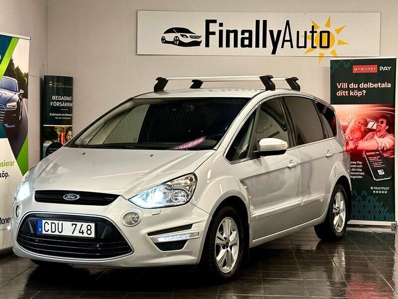 Grå Begagnad 2010 Ford S-MAX Business Edition Minibuss | 114 900 kr (Lite dyr) - Bild 1/4