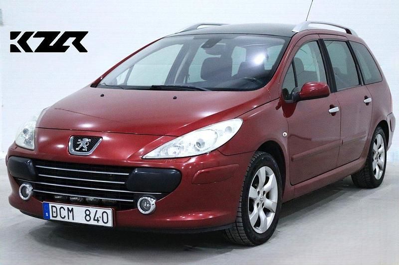 Röd Begagnad 2006 Peugeot 307 Kombi | 19 900 kr (Marknadspris) - Bild 1/4