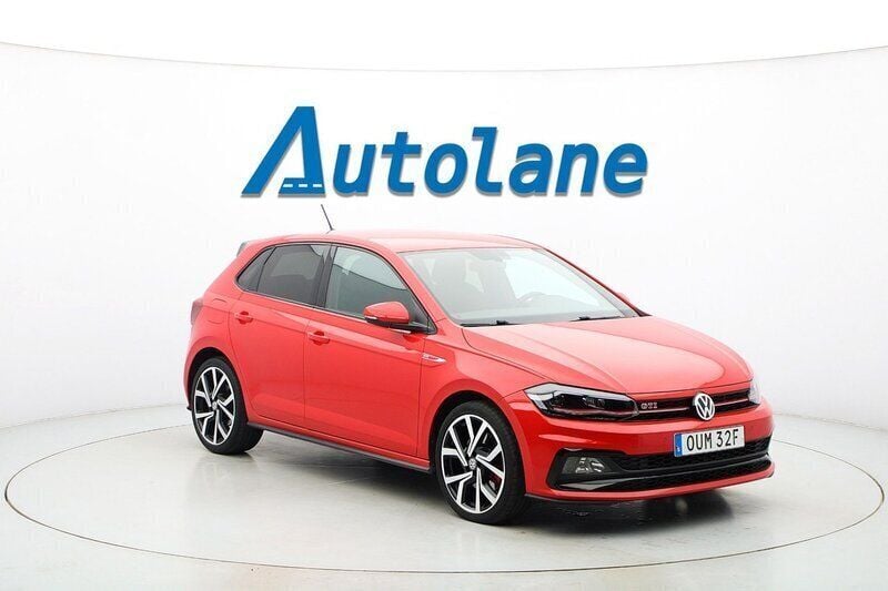 Röd Begagnad 2019 VW Polo GTI Halvkombi | 229 900 kr - Bild 1/3