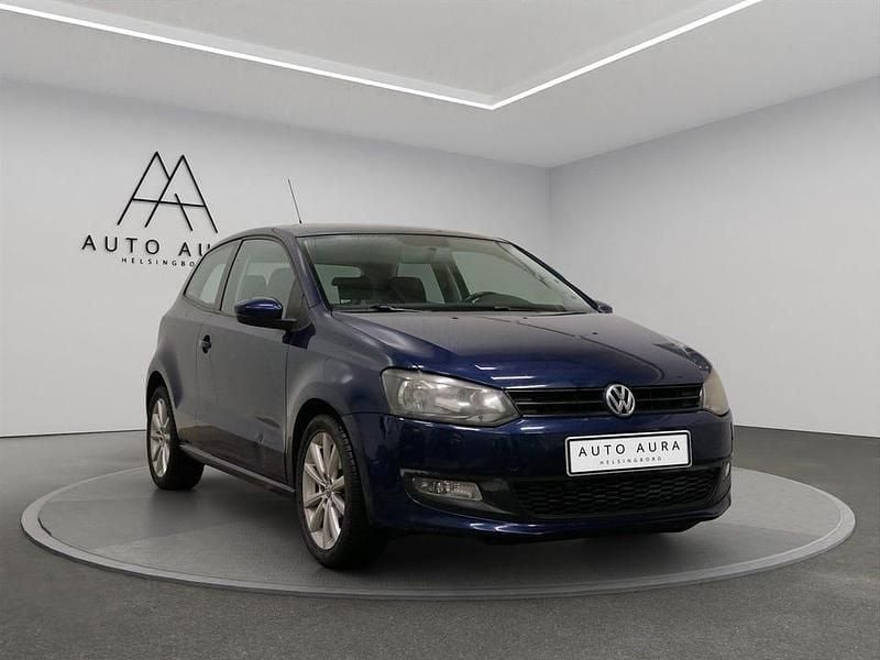 Begagnad VW Polo 90 HK (66 kW) 2010 Blå Halvkombi
