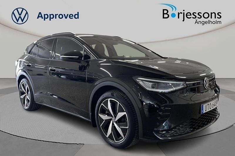 Svart Begagnad 2022 VW ID.4 GTX SUV | 379 000 kr (Bra pris) - Bild 1/4