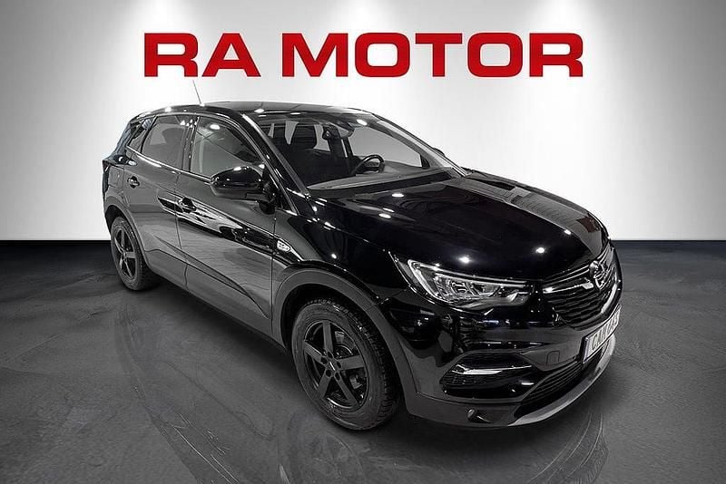 Begagnad Opel Grandland X Design Edition 131 HK (96 kW) 2021 Svart SUV
