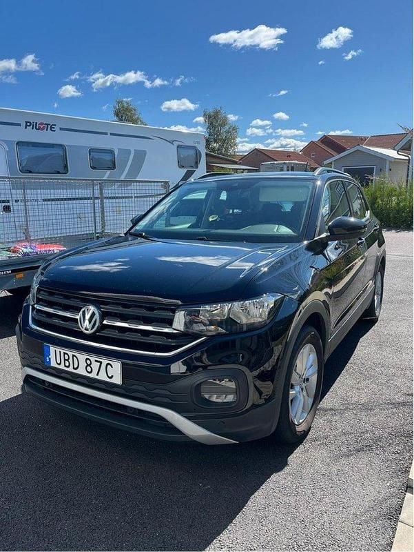 Svart Begagnad 2020 VW T-Cross SUV | 149 000 kr (Bra pris) - Bild 1/4