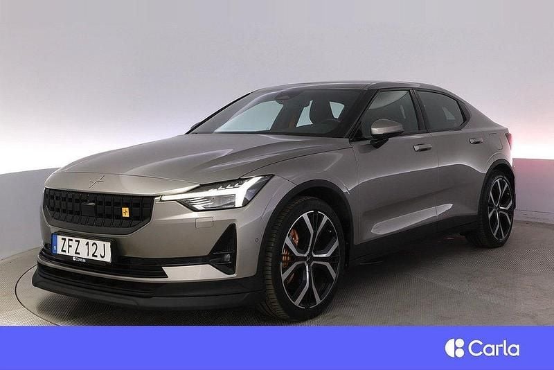 Grå Begagnad 2020 Polestar 2 Performance Sedan | 366 900 kr (Lite dyr) - Bild 1/4