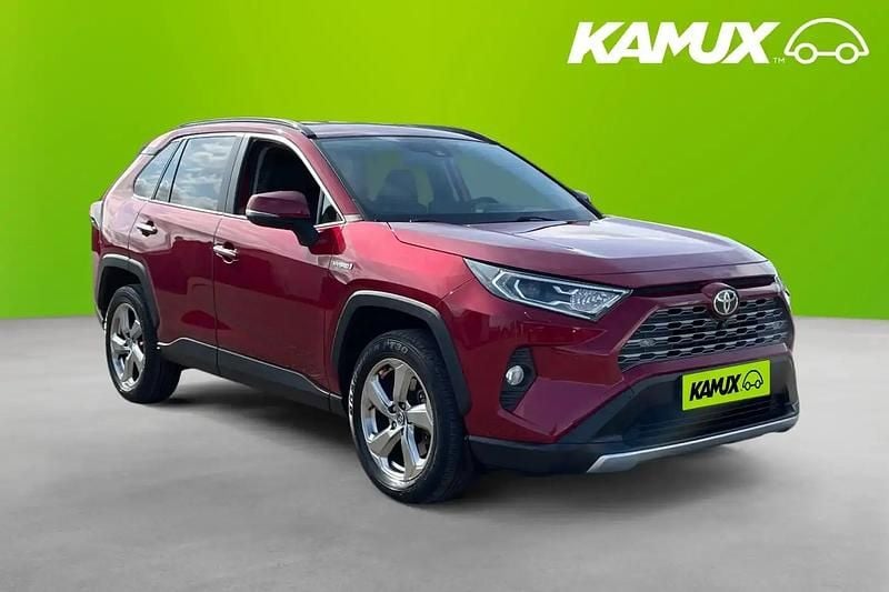 Röd Begagnad 2019 Toyota RAV4 Hybrid SUV | 358 600 kr (Lite dyr) - Bild 1/4
