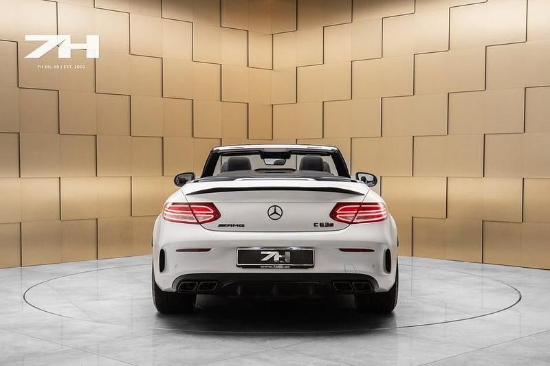 Begagnad Mercedes C63S AMG AMG 510 HK (375 kW) 2018 Vit Cab