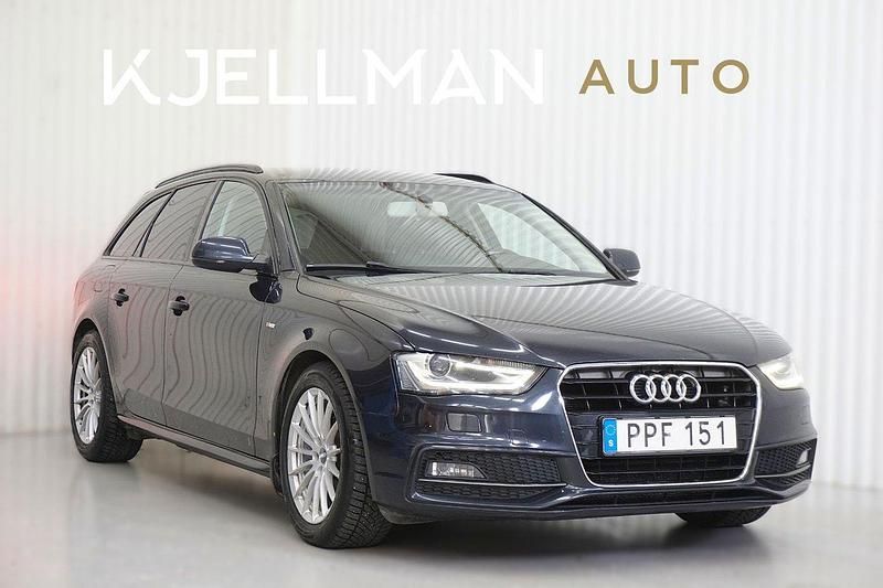 Blå Begagnad 2015 Audi A4 S-Line Kombi | 149 900 kr (Bra pris) - Bild 1/4