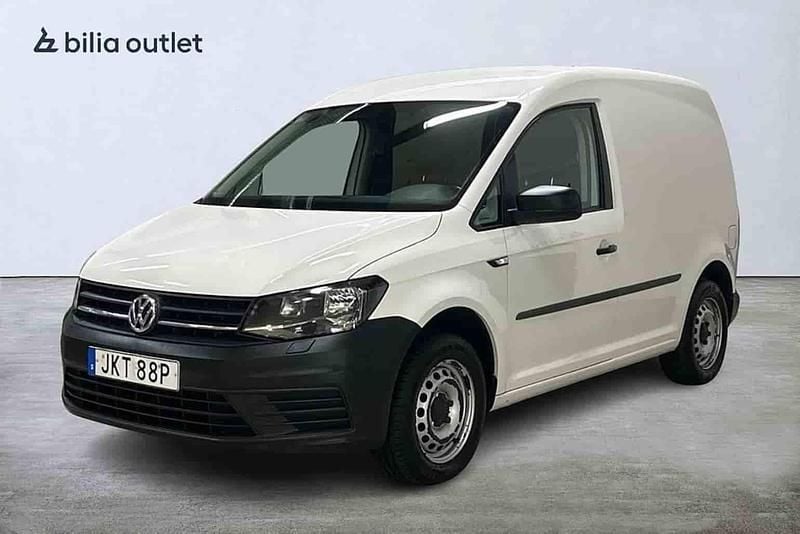 Vit Begagnad 2020 VW Caddy Minibuss | 119 900 kr (Superpris) - Bild 1/1
