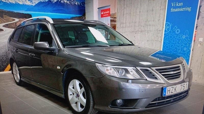 Grå Begagnad 2009 Saab 9-3 Kombi | 65 000 kr (Dyr) - Bild 1/4