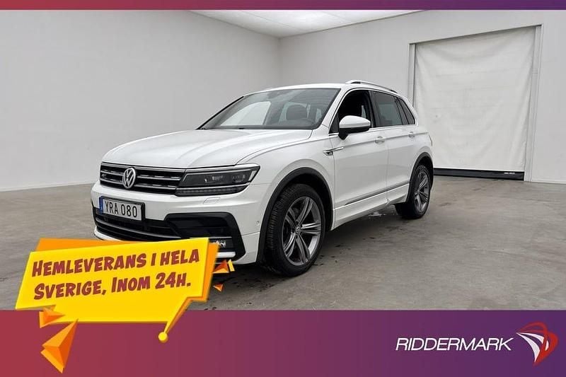 Begagnad VW Tiguan R-line 190 HK (139 kW) 2017 Vit SUV