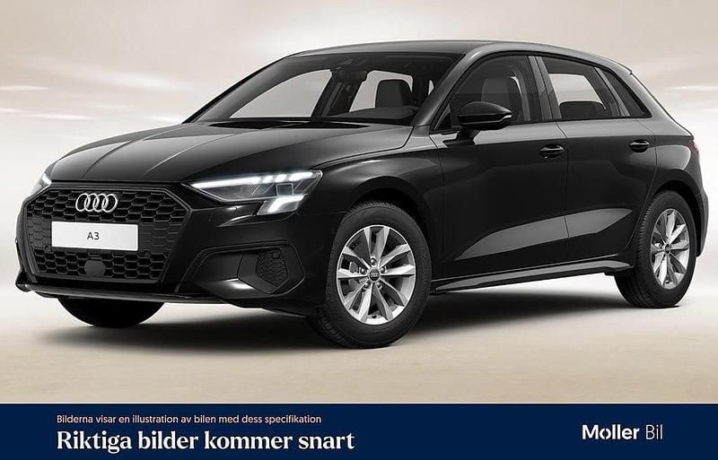 Begagnad Audi A3 Proline 150 HK (110 kW) 2023 Brilliantsvart Sedan