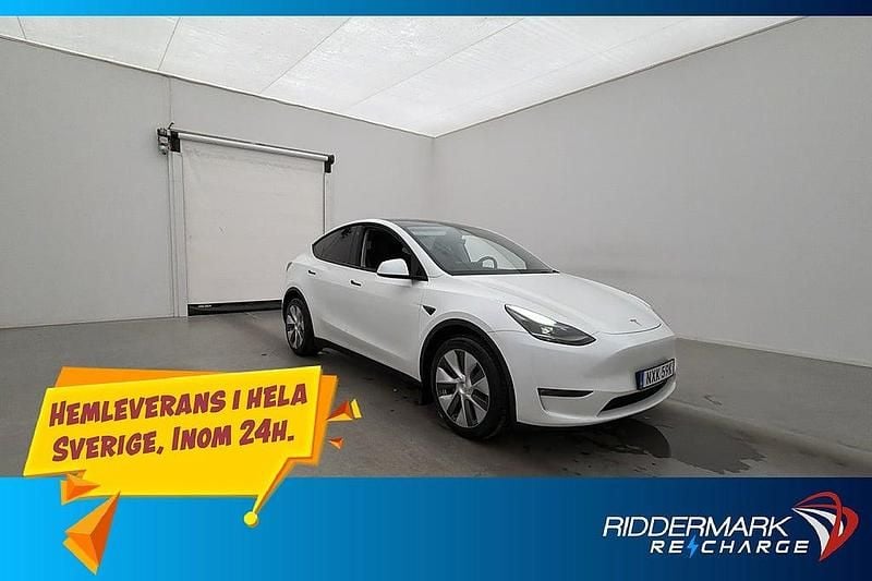 Vit Begagnad 2024 Tesla Model Y Long Range AWD SUV | 449 700 kr (Marknadspris) - Bild 1/3