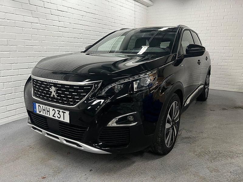 Svart Begagnad 2020 Peugeot 3008 GT SUV | 239 000 kr (Marknadspris) - Bild 1/4