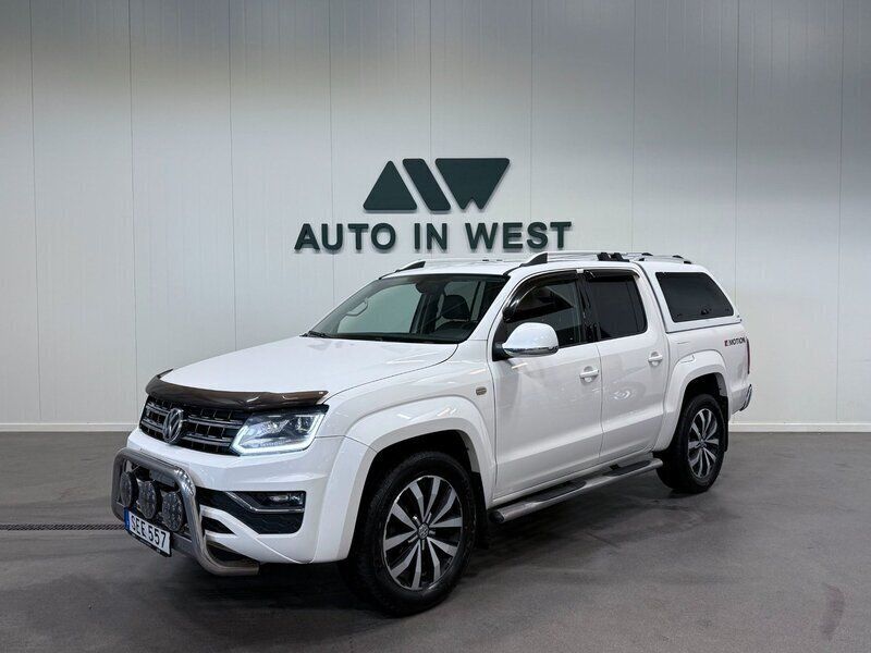 Vit Begagnad 2017 VW Amarok Highline Pickup | 249 900 kr (Lite dyr) - Bild 1/4