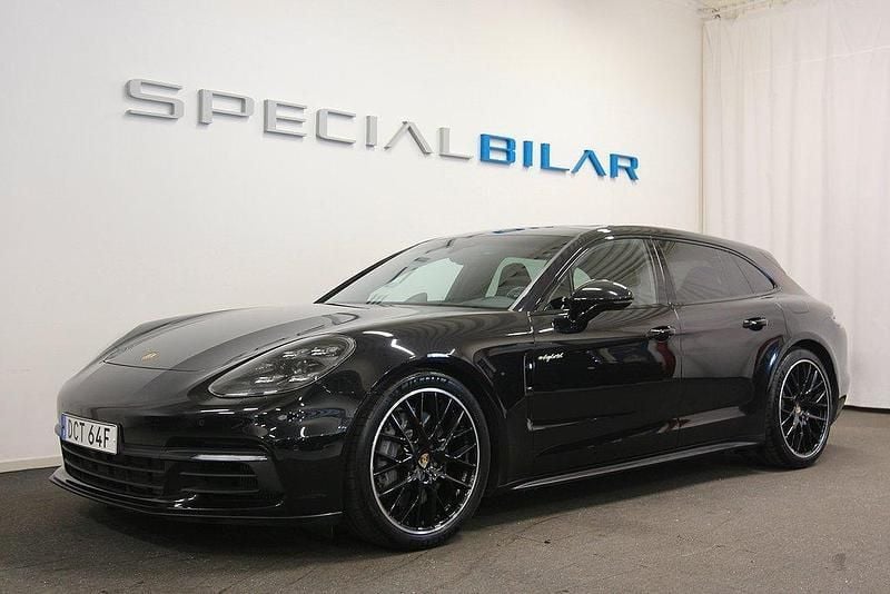 Svart Begagnad 2019 Porsche Panamera 4 Sport Turismo Sedan | 719 000 kr (Bra pris) - Bild 1/4