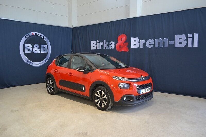 Orange Begagnad 2016 Citroën C3 Halvkombi | 79 900 kr (Marknadspris) - Bild 1/3