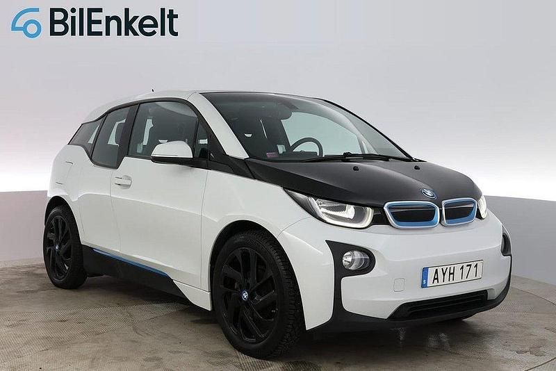 Vit Begagnad 2014 BMW i3 Comfort Edition Halvkombi | 79 900 kr (Superpris) - Bild 1/4
